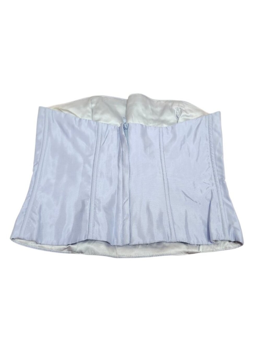 Scott McClintock Platinum 2000 Corset Bustier Top Lavender Embroidered Size 6 - Picture 4 of 9